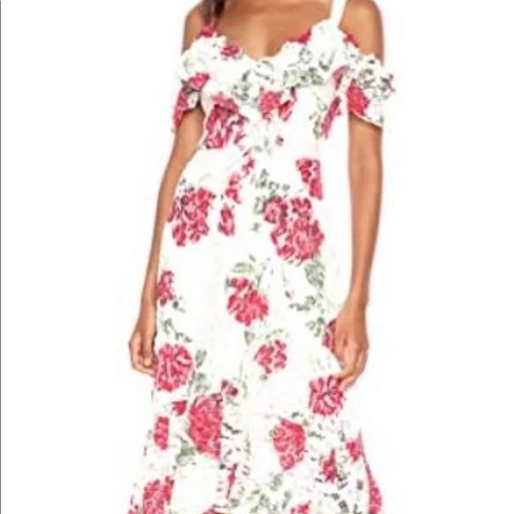 Bcbg maxazria new long cocktail lace dress size s